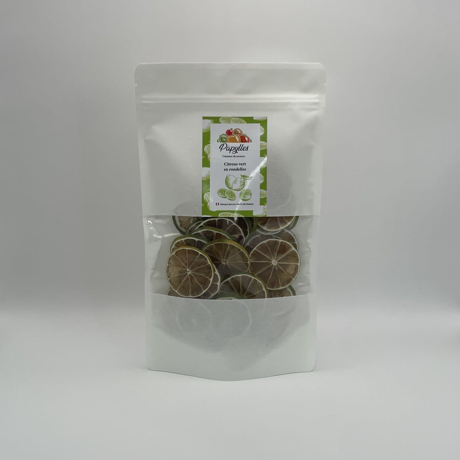 Rondelles de citron vert séchées
