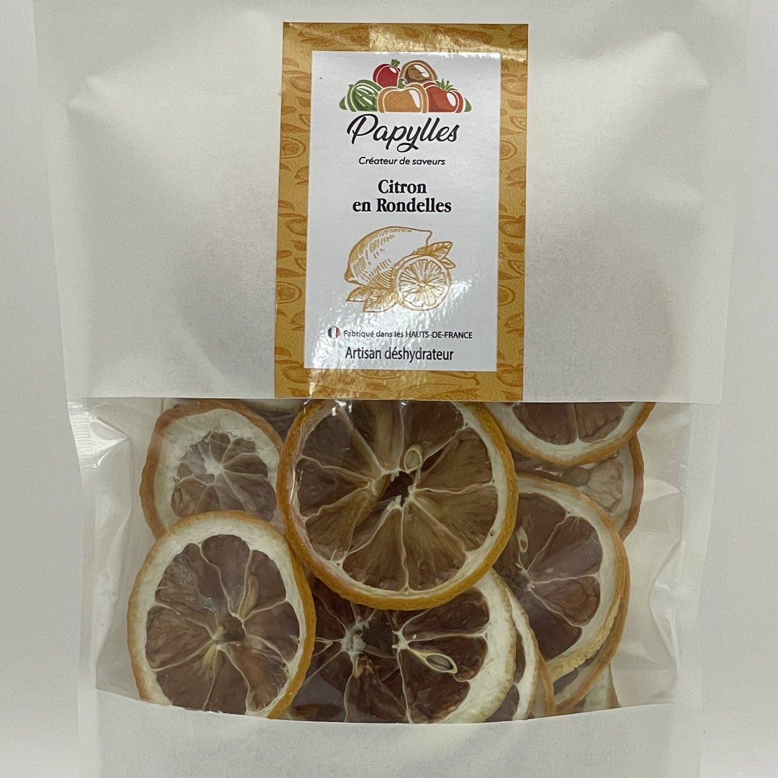 Rondelles de citron séchées