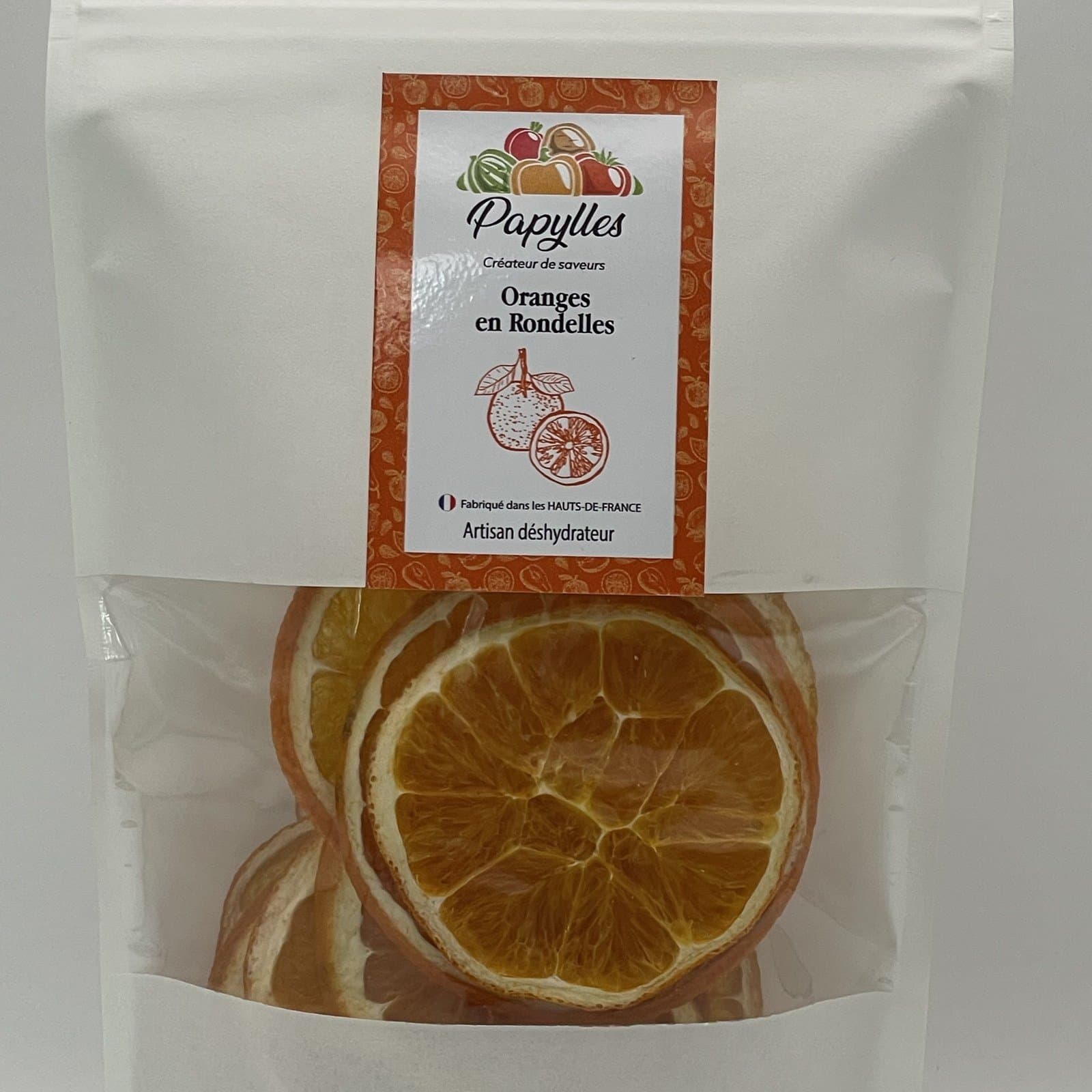 Rondelles d'oranges séchées