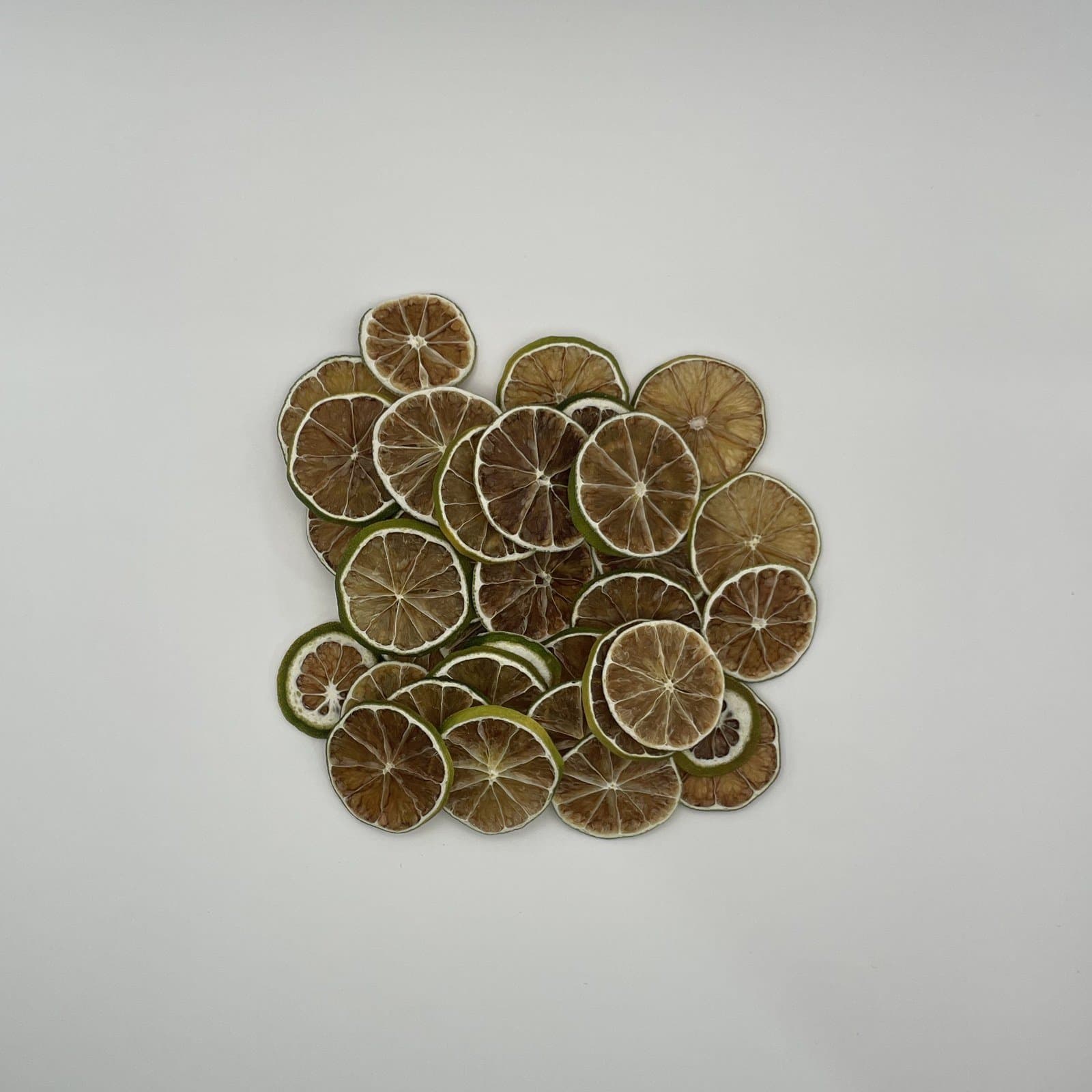 Rondelles de citron vert séchées