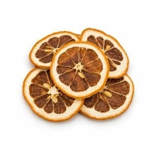 Rondelles de citron séchées