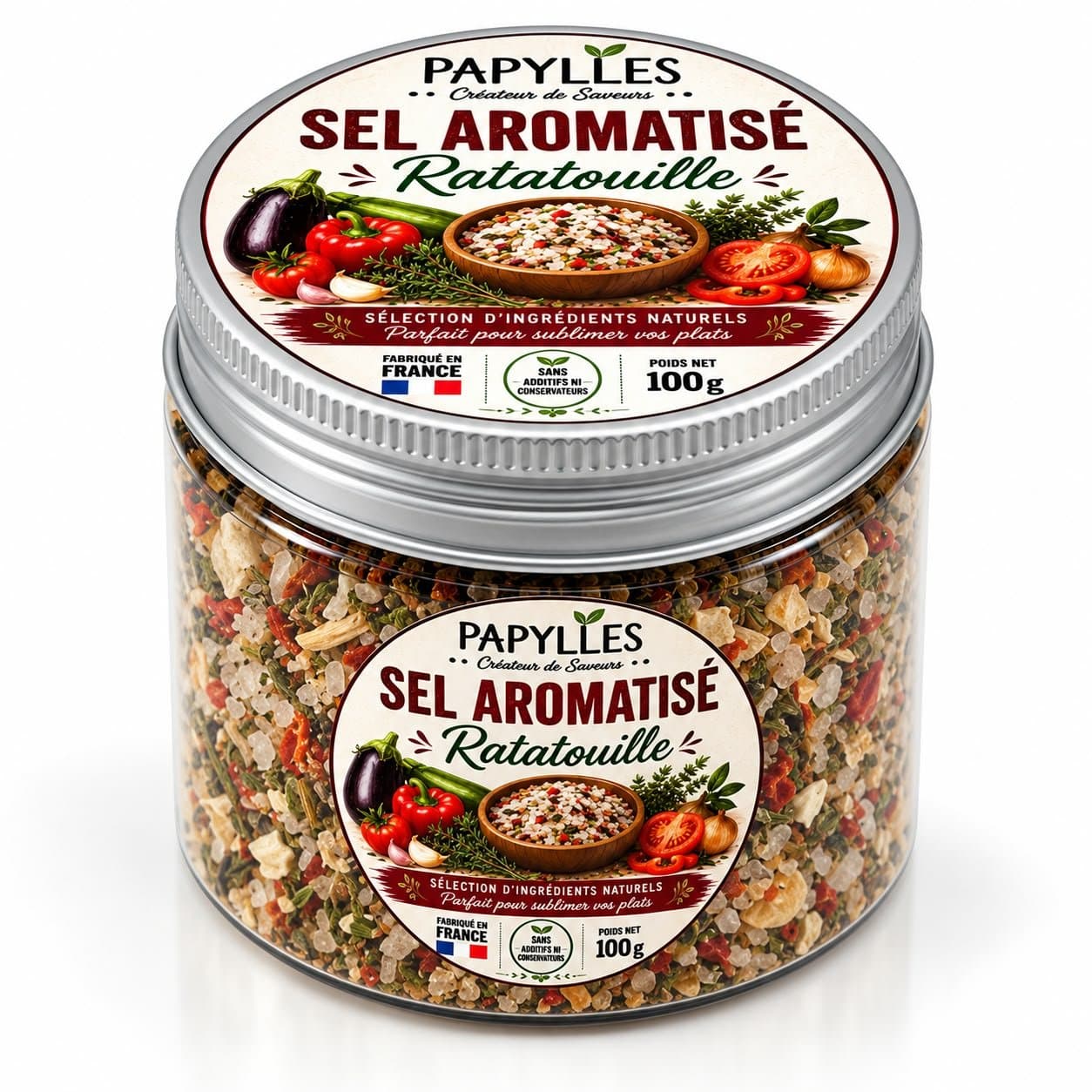 Sel Aromatisé Ratatouille - Boîte 100 g